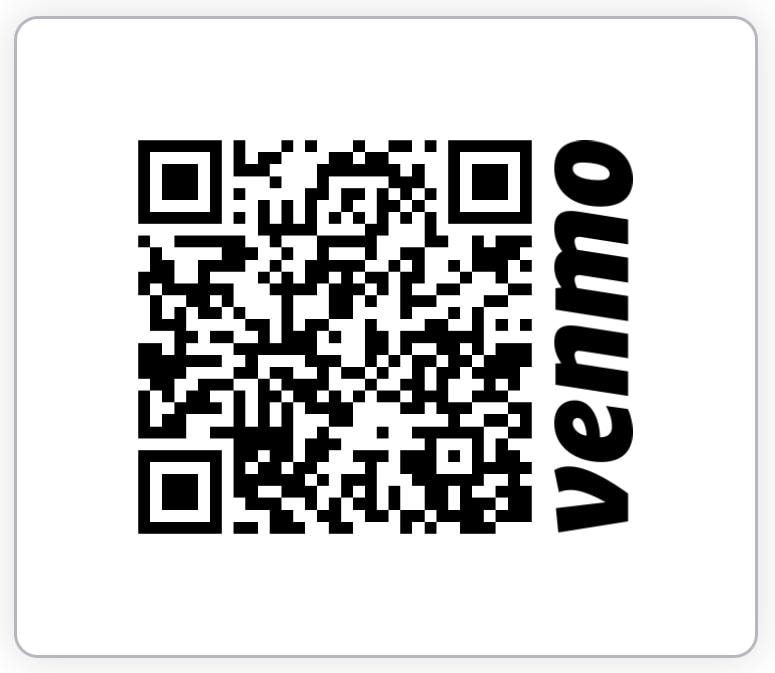 Venmo QR code — scan to pay @NewingtonVA